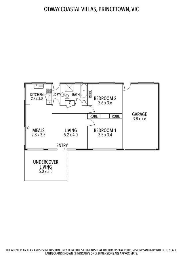 Otway Coastal Villas Princetown Exterior foto